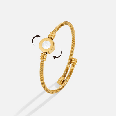 Pulsera giratoria de oro Melinda