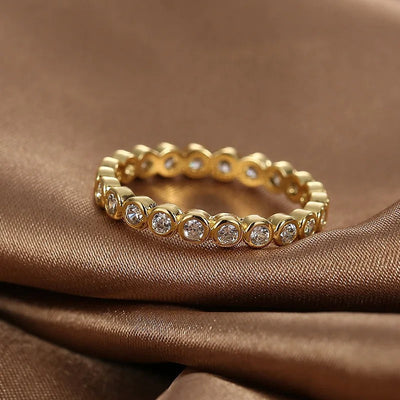 Anillo de burbuja de diamantes