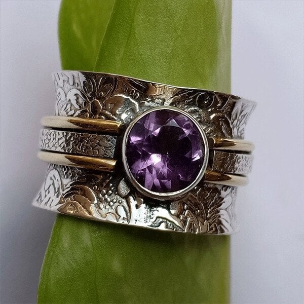 Anillo de cristal de Bohemia