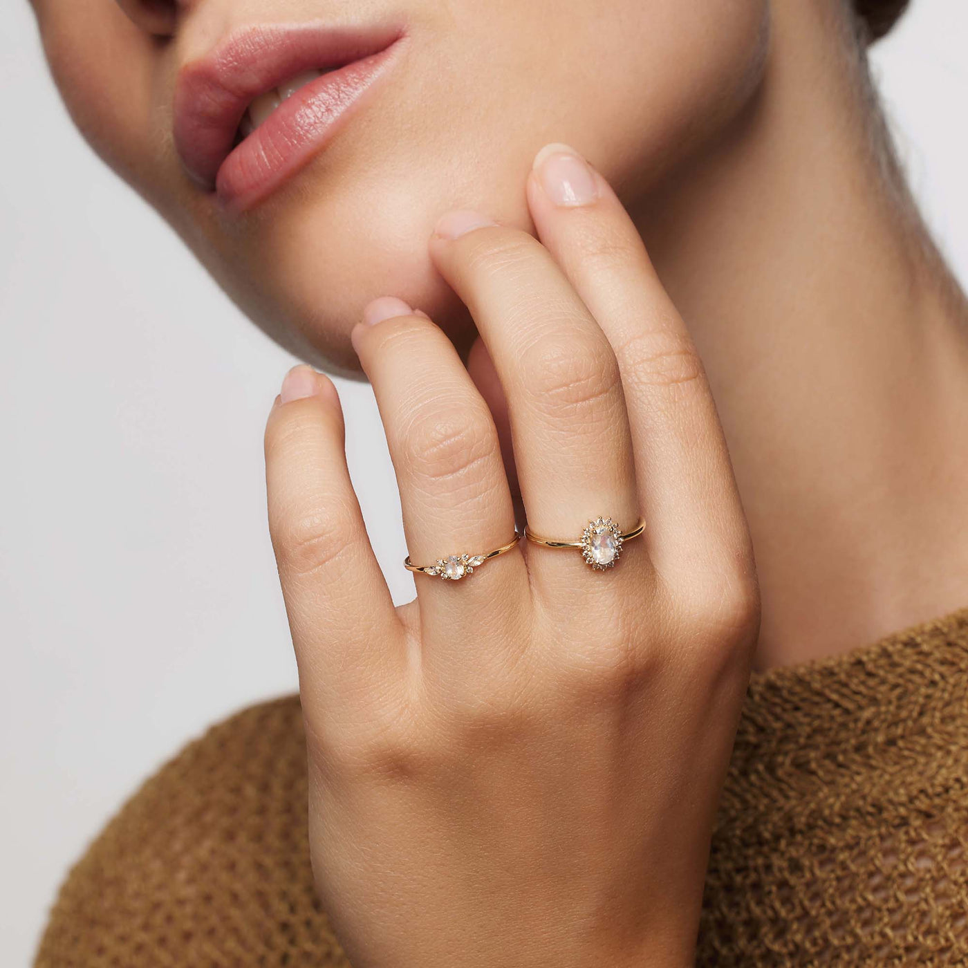 Anillo de piedra lunar Musa