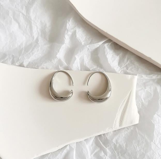 Pendientes de lujo de oro y plata