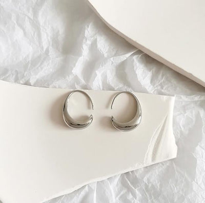 Pendientes de lujo de oro y plata