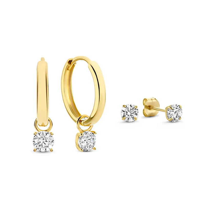 Pendientes con piedras Larmes de Lune