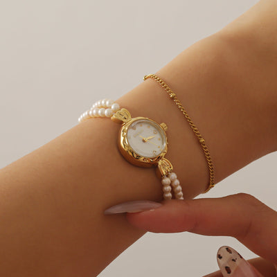 Pulsera chapada en oro