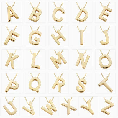 Collana con iniziali di lettere d'amore