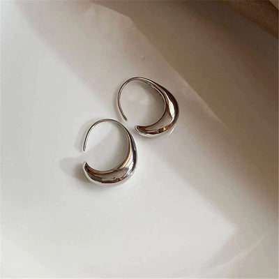 Pendientes de lujo de oro y plata