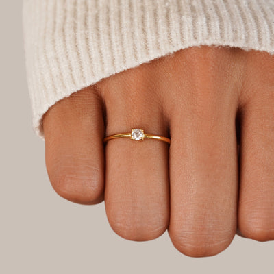 Anillos con piedra natal