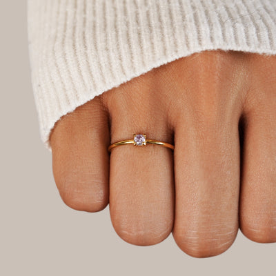 Anillos con piedra natal