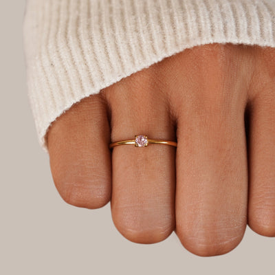 Anillos con piedra natal