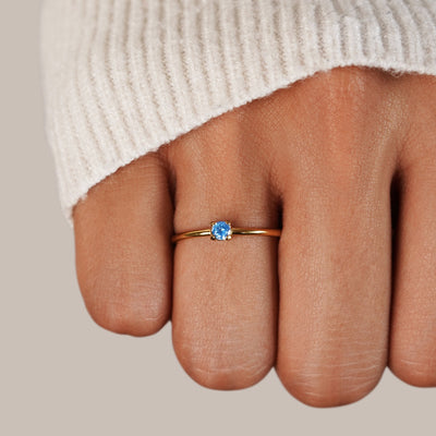 Anillos con piedra natal