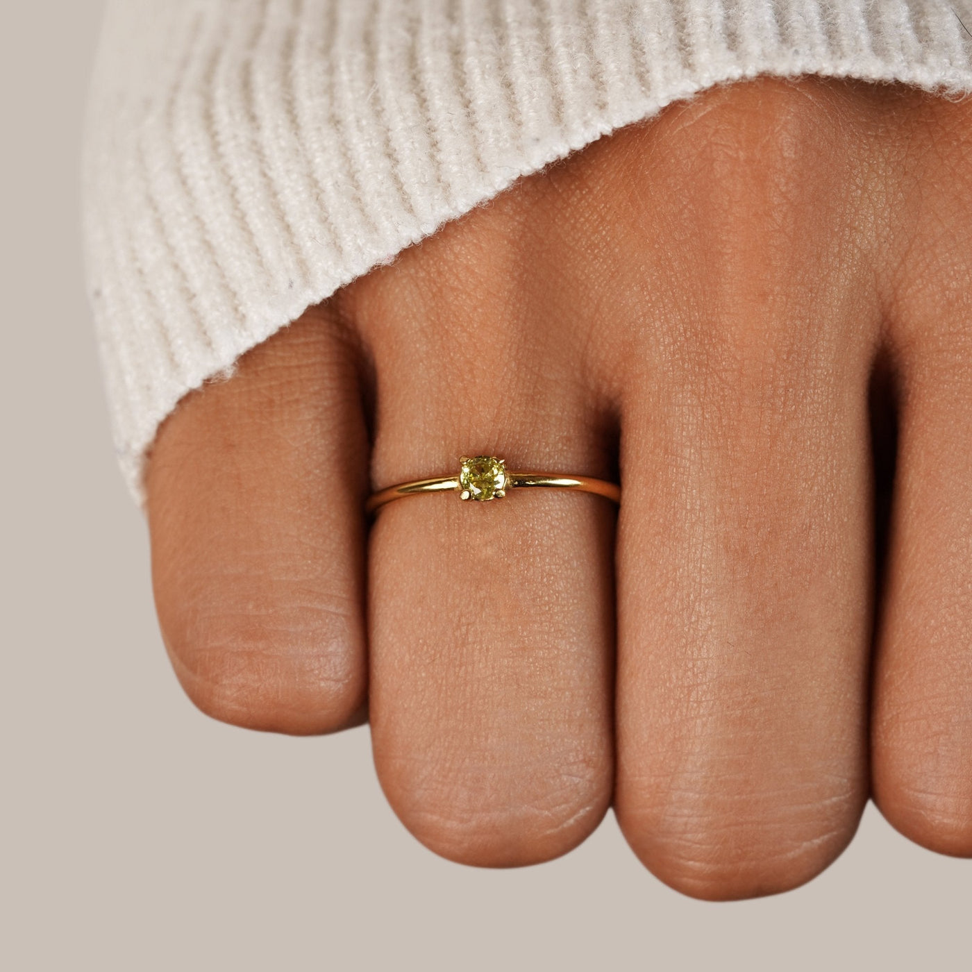 Anillos con piedra natal