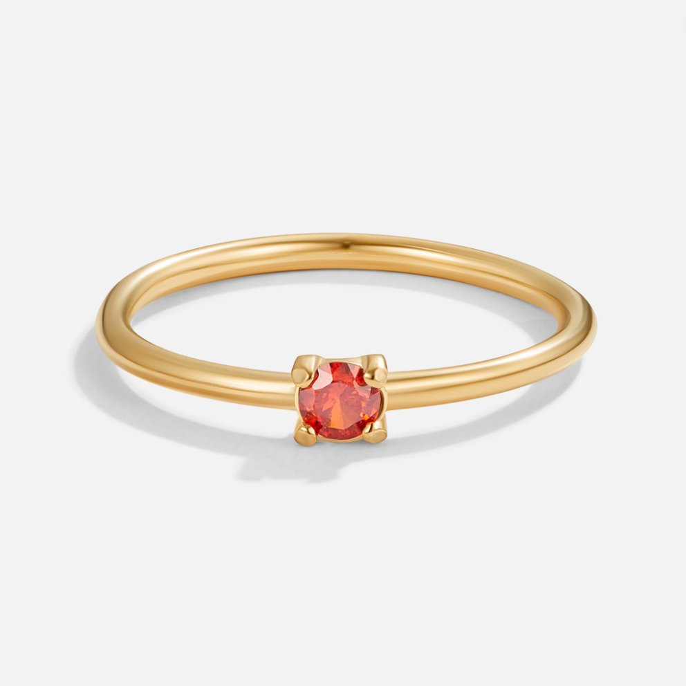 Anillos con piedra natal