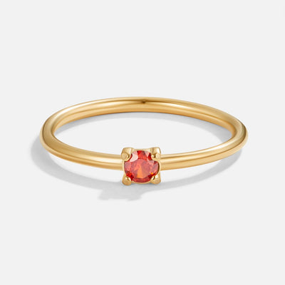 Anillos con piedra natal
