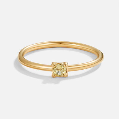 Anillos con piedra natal