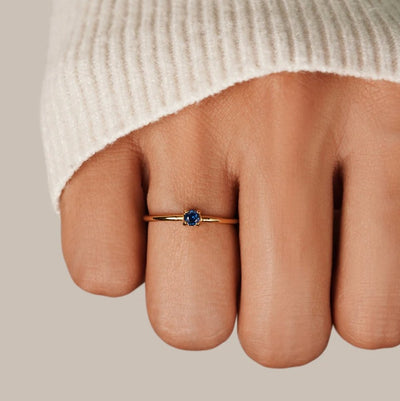 Anillos con piedra natal
