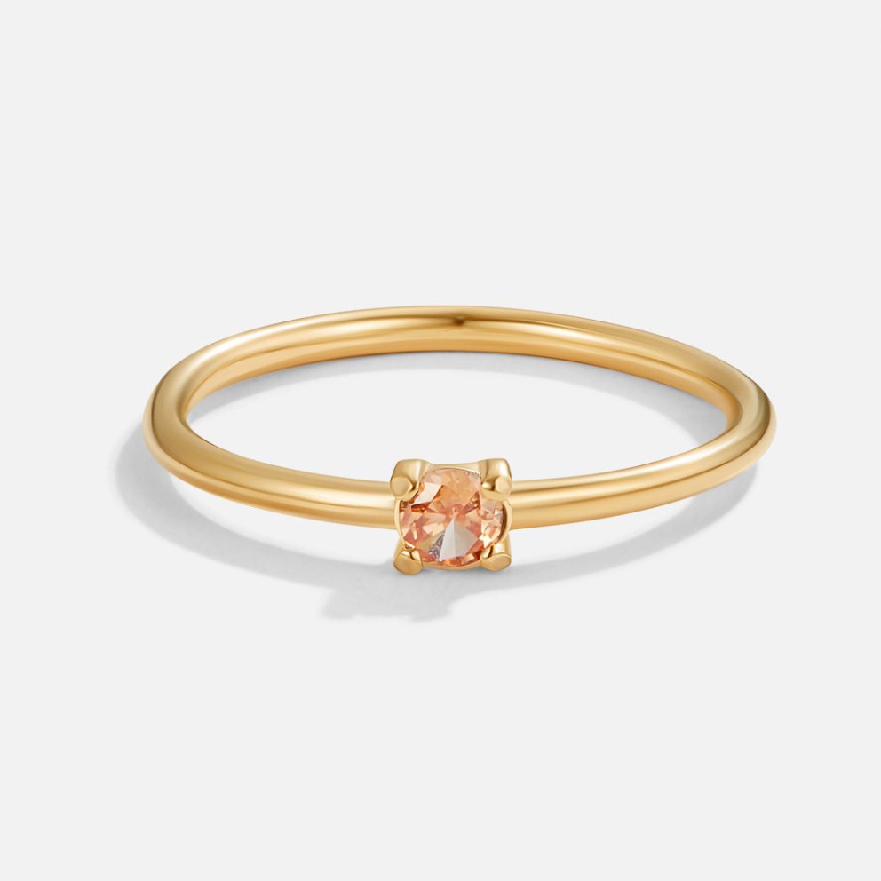 Anillos con piedra natal