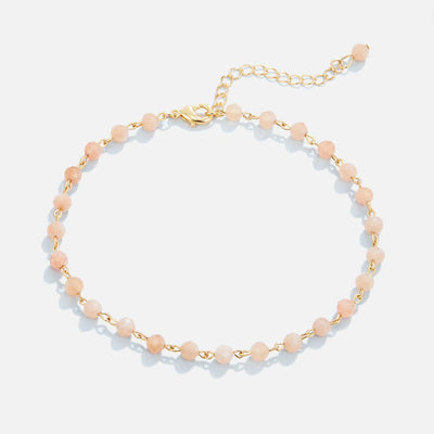 Tobillera de oro rosa