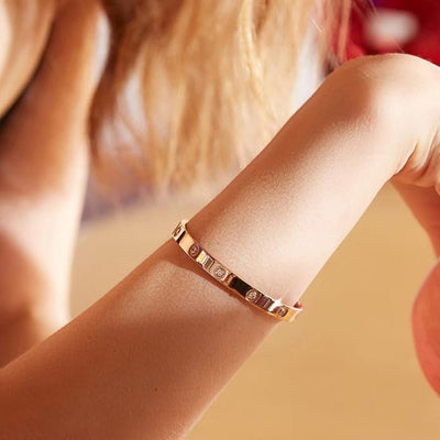 Pulsera Forever Link con purpurina