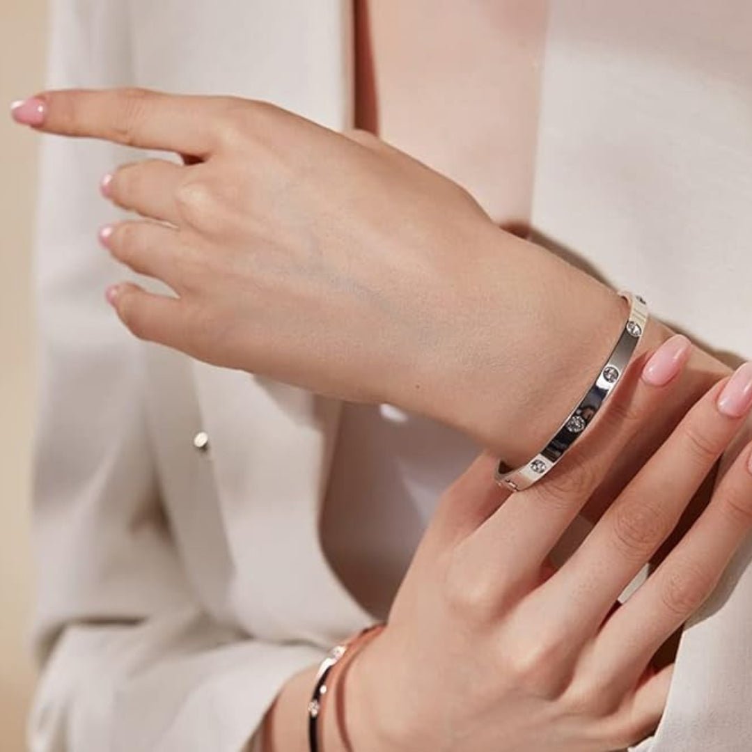 Pulsera Forever Link con purpurina