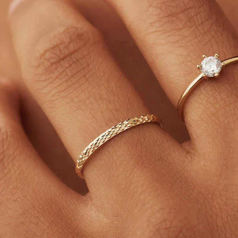Anillo enrejado Ameline