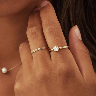 Anillo enrejado Ameline