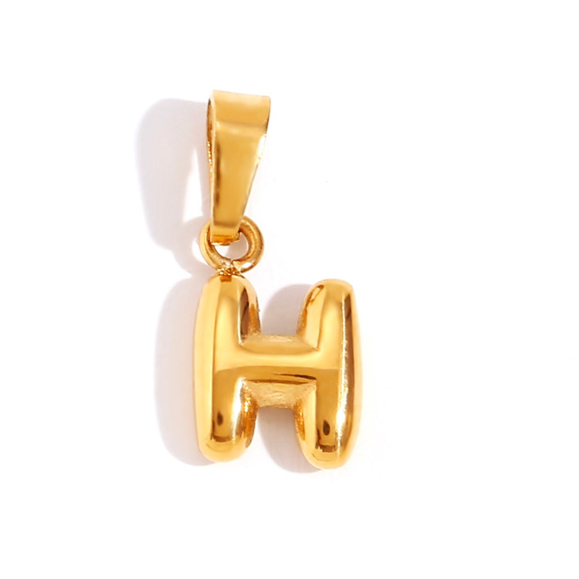 Collar con letras de burbujas