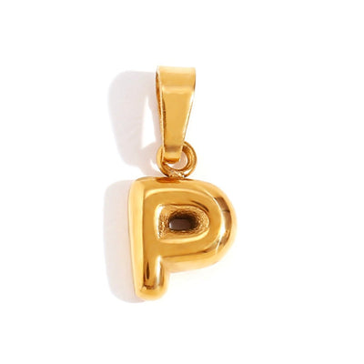 Collar con letras de burbujas