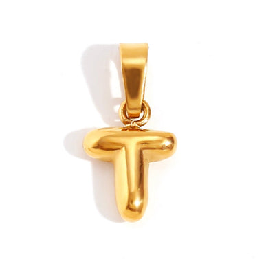 Collar con letras de burbujas