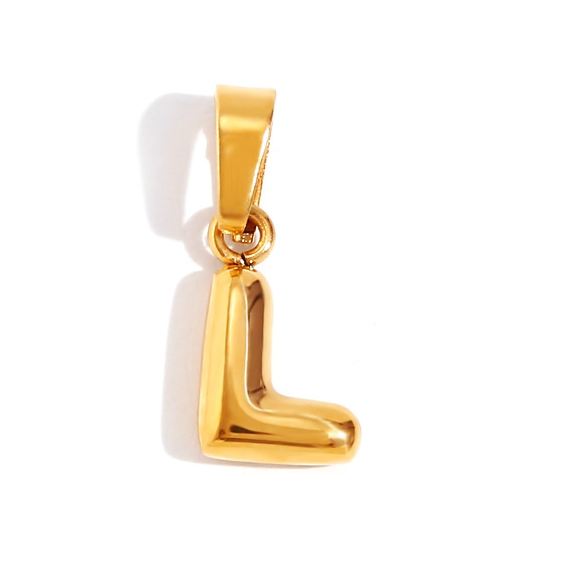 Collar con letras de burbujas