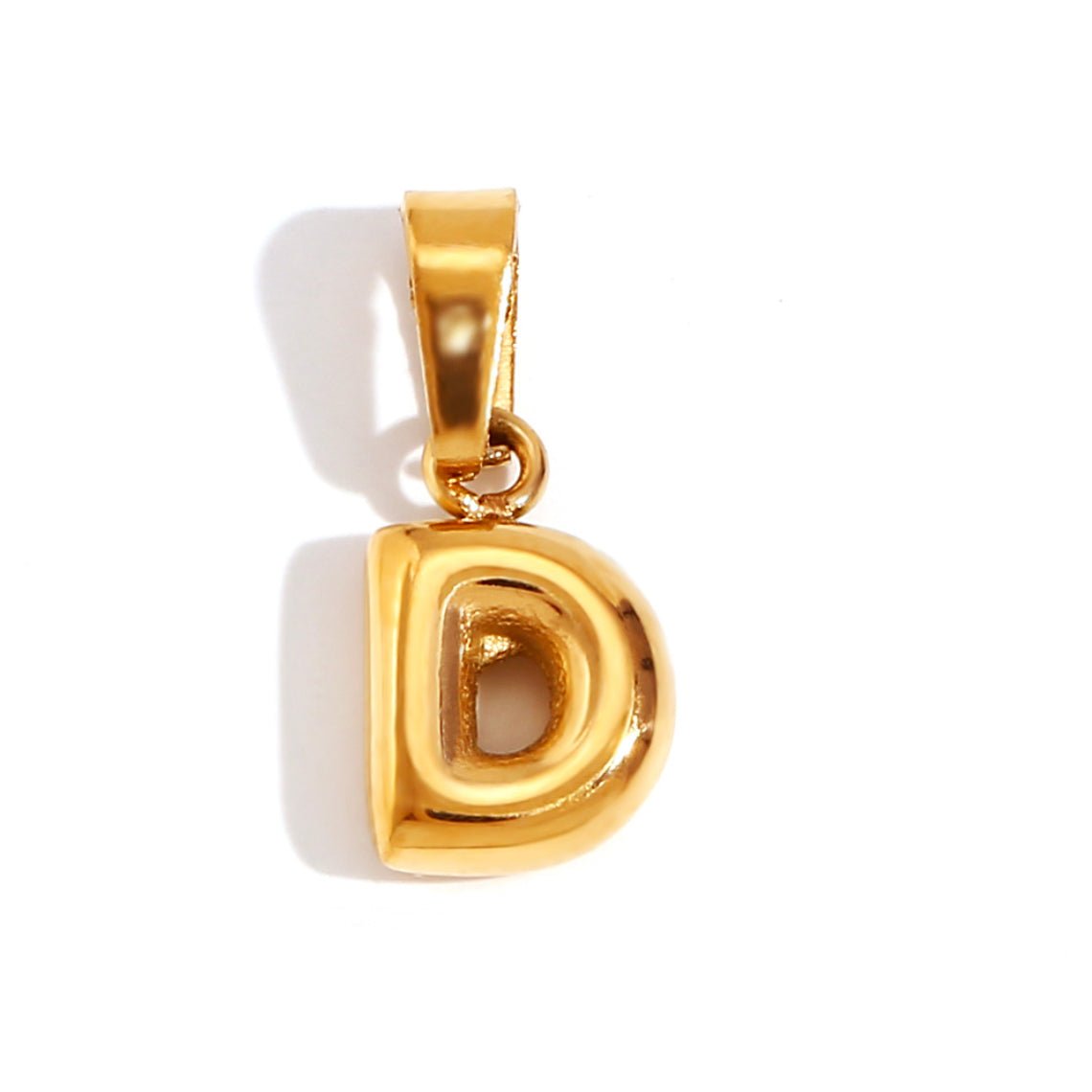 Collar con letras de burbujas