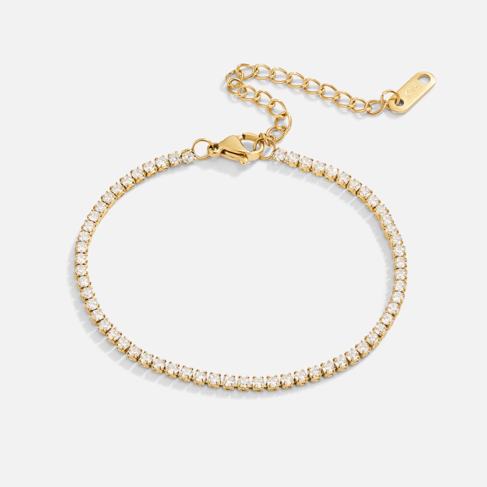 Pulsera de tenis Cordelia Gold