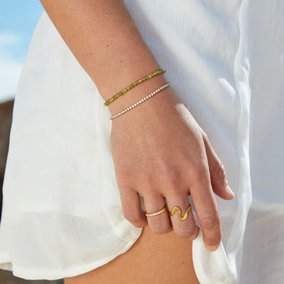 Pulsera de tenis Cordelia Gold