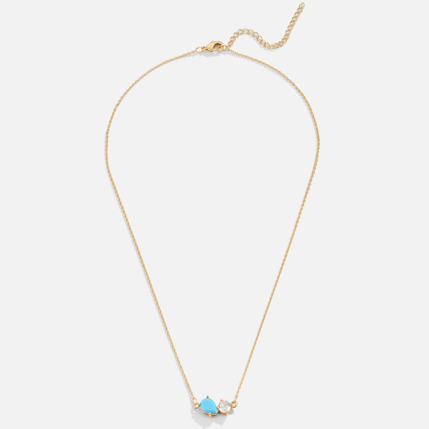 Collar con piedra de nacimiento de cristal