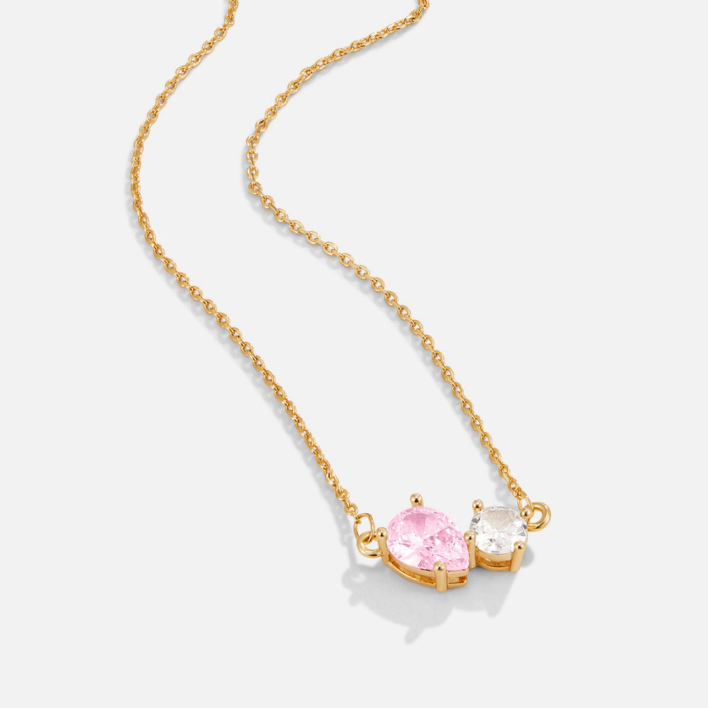Collar con piedra de nacimiento de cristal