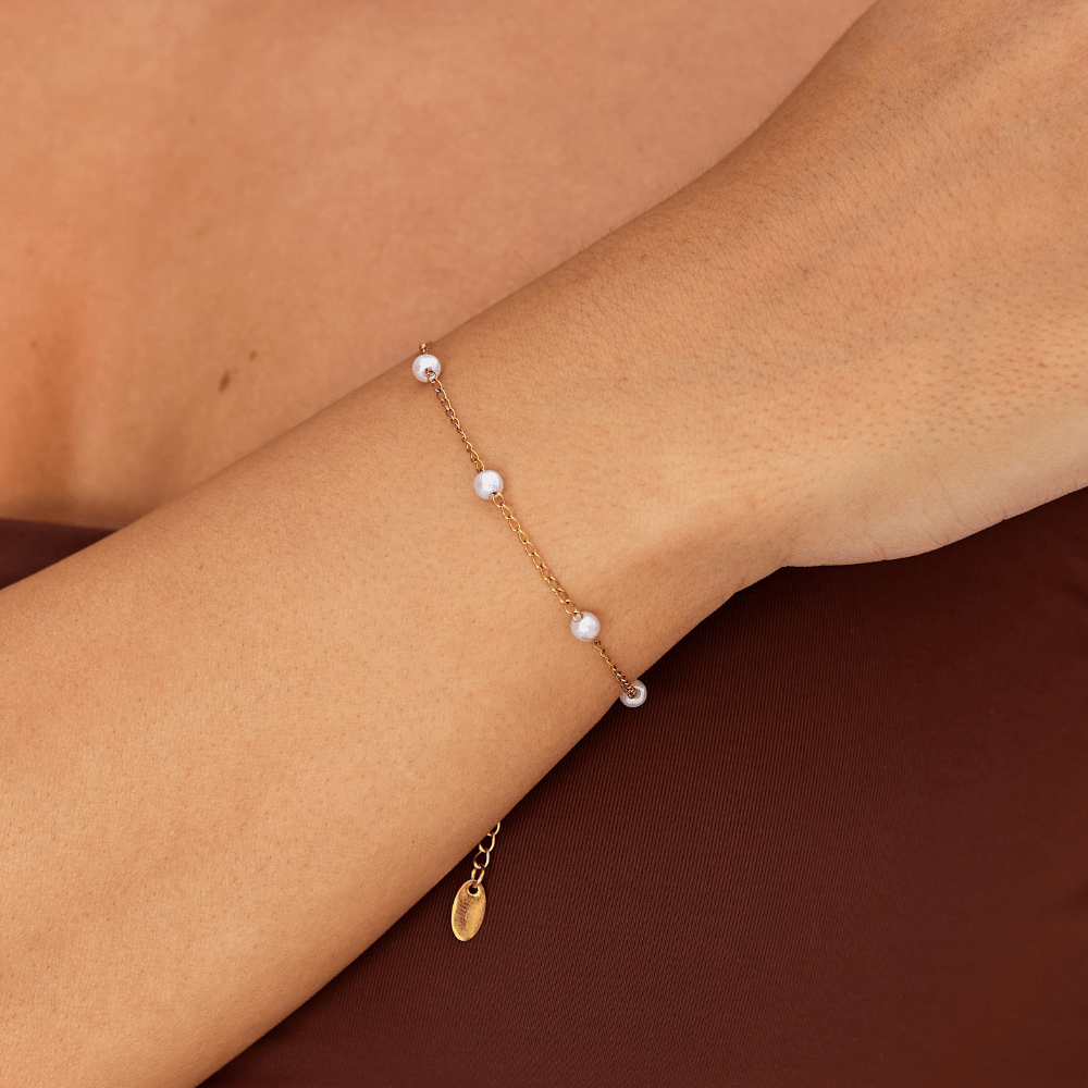 Pulsera de perlas de agua dulce Nura
