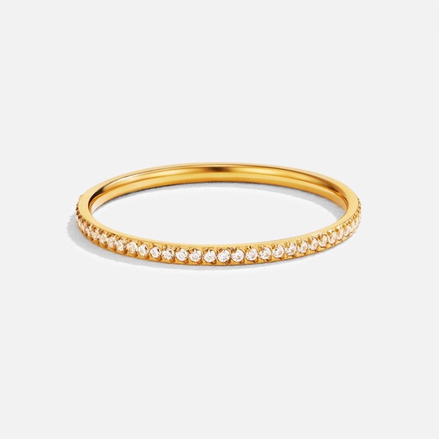 Anillo de eternidad de cristal