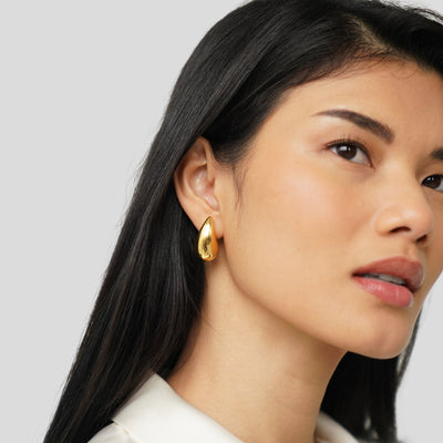 Pendientes colgantes de oro Amara