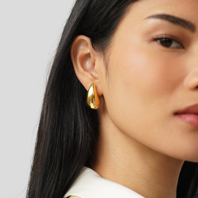 Pendientes colgantes de oro Amara