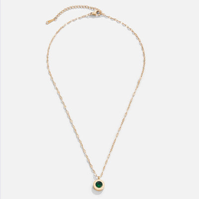 Collar de cristal verde Atenea