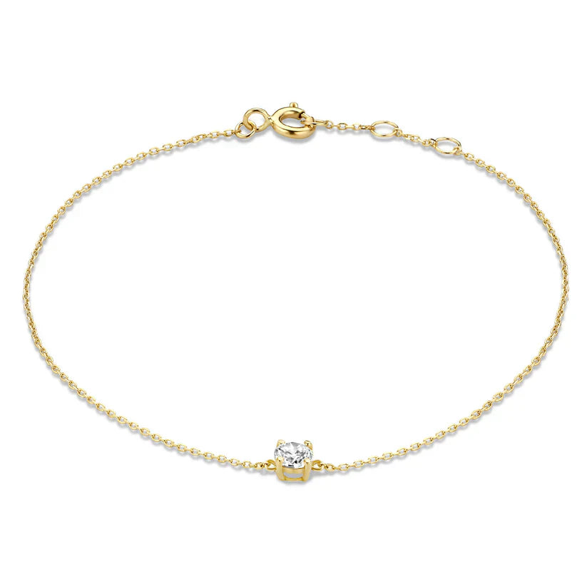 Pulsera con piedras de moissanita Cléa