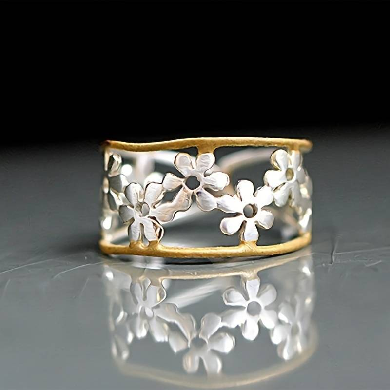 Anillo irregular de margarita vacía