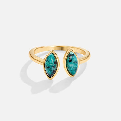 Anillo envolvente de jade verde