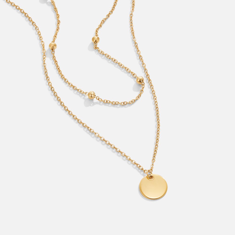 Collar de discos en capas