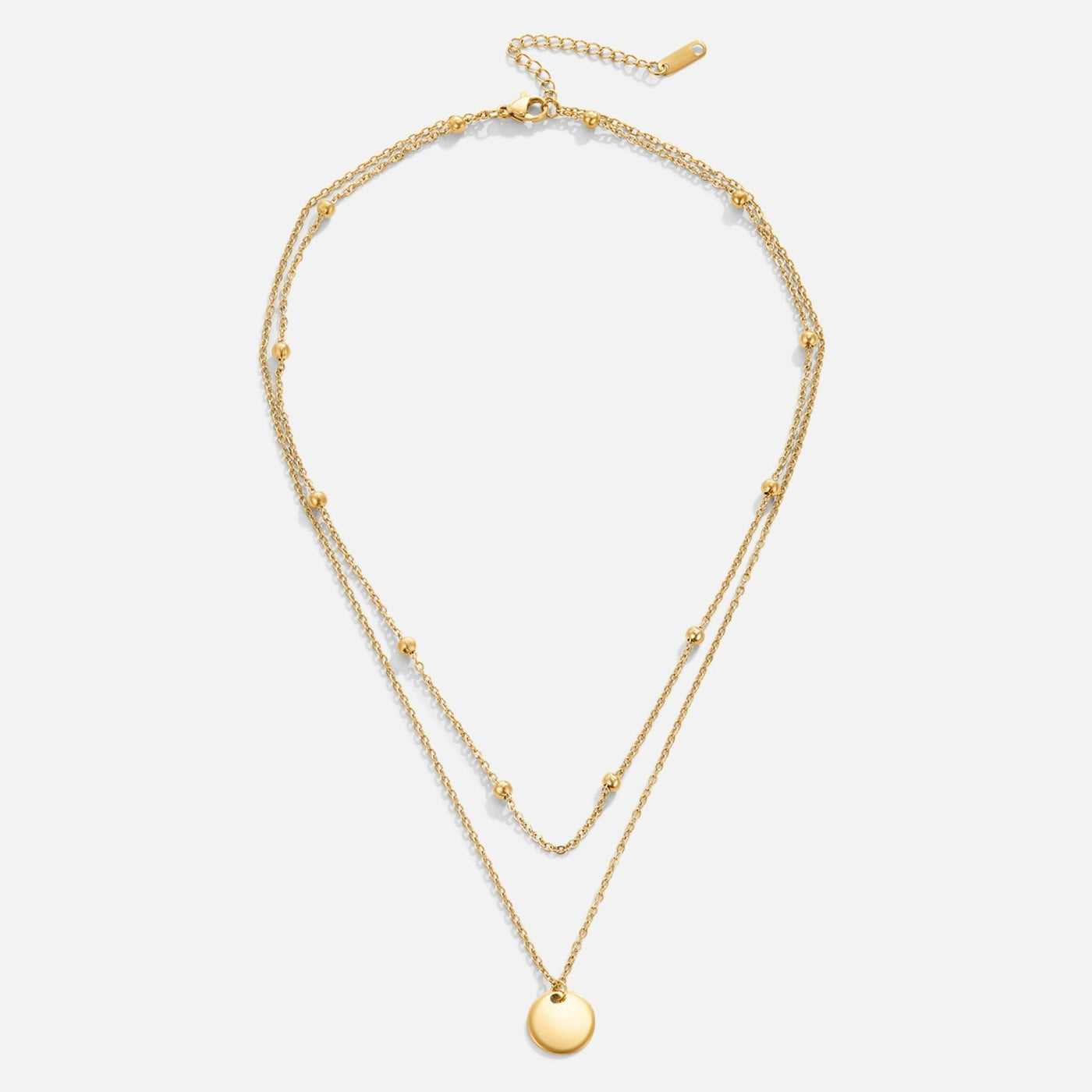Collar de discos en capas