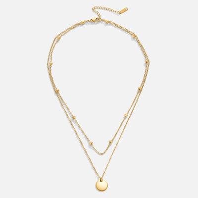 Collar de discos en capas