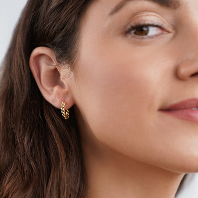 Pendientes Layla Gold Twist