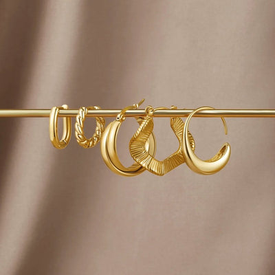Pendientes Layla Gold Twist