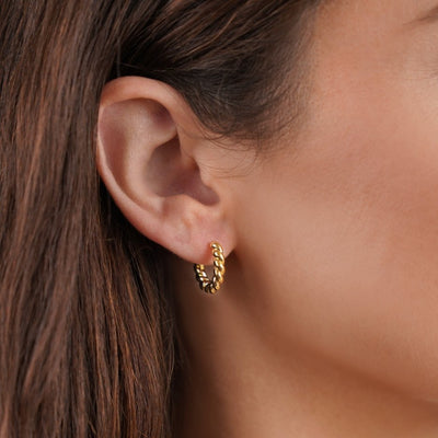 Pendientes Layla Gold Twist
