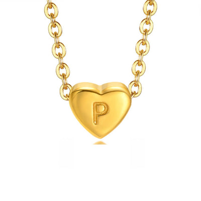 Pulsera de letras en forma de corazón