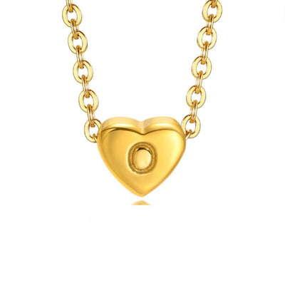 Pulsera de letras en forma de corazón